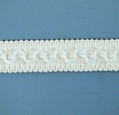 E1903 Ivory Woven Braid Gimp Sewing Upholstery Trim 3/4"