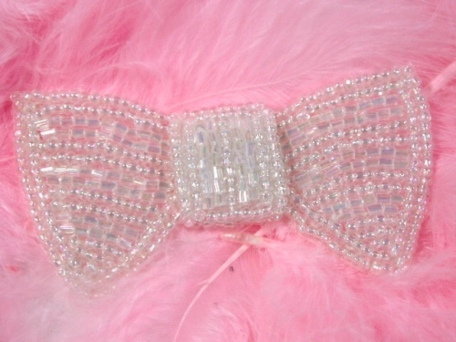 HB7378  Crystal AB Hair bow-hair,bow,hair,bow,pink,crystal,rhinestone
