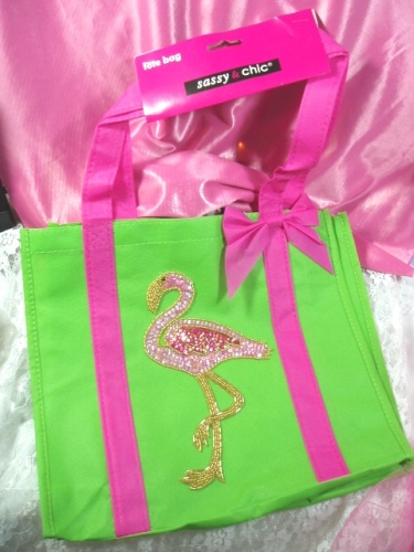 DS7  Pink Flamingo Tote Bag / Beach Bag-pink,flamingo,beach,bag,tote
