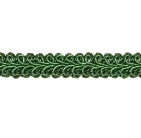 E1901  Hunter Green Gimp Sewing Upholstery Trim 1/2"-green,hunter,sewing,craft,trim,gimp