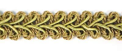 E1901 Khaki Gimp Sewing Upholsterly Trim 1/2"
