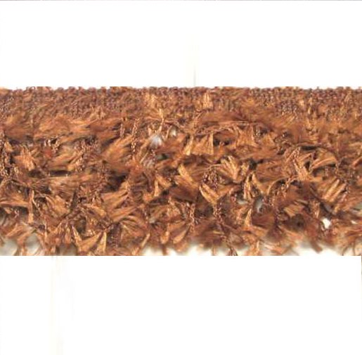 E2585 Cocoa Hairy Gimp Fringe Sewing Trim