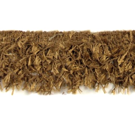 E2585 Camel Hairy Gimp Fringe Sewing Trim-camel,hairy,gimp,fringe,sew,sewing,trim,trimming