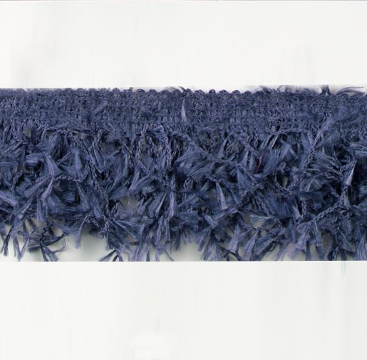 E2585 Denim Hairy Gimp Fringe Sewing Trim-denim,hairy,gimp,fringe,sew,sewing,trim,trimming