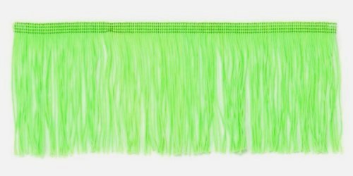 E4426 Lime Chainette Fringe Trim 4"