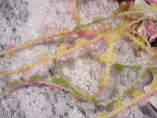 L49  Multicolor Rococo Braid Sewing Trim 1/2"