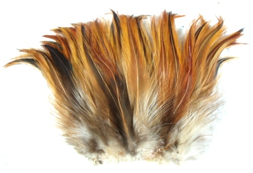 MR012  Saddle Hackle Feather Applique