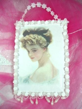 0124F  Bridal 5 x 7 Picture Frame-picture,frame,