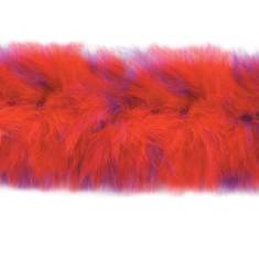 D6267 Red Hat Marabou Fur Feather Trim 36" Package Pre-cut