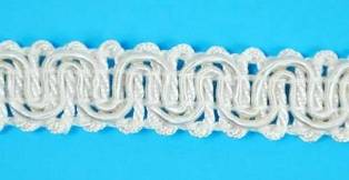 E6152  Ivory Gimp Sewing Upholstery Trim 1/2"
