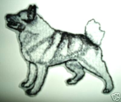 L  Gray Sheperd Dog Embroidered Applique 2.5"-dog,embroidered,sheperd,sequin,beaded,applique,sequined,beads,sequins,appliques,blue,star