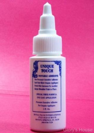 Sequin Beaded Applique Glue Removable Pressure Sensitive 0000-sequin,glue,removable,pressure,sensitive,bottle,garment,adhesive
