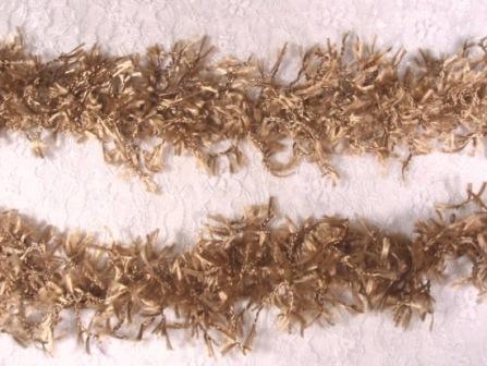 C79  Gold Hairy Gimp Fringe Sewing Trim 2.25"-trim,hairy,gimp,gold,