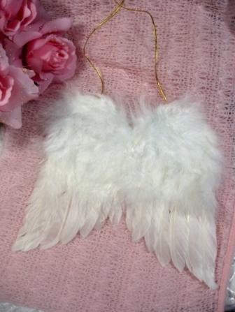 D5 White Craft Angel Wings 7"-white,craft,angel,wings