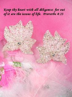 FS2164  Silver Crystal AB Mirror Pair Beaded  Appliques 2"