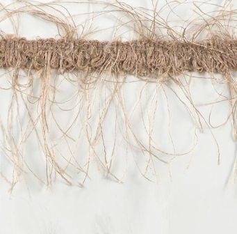 E1785  Beige Eyelash Gimp Fringe Trim-beige,embellishment,sewing,clothing,  trim,hairy,gimp,trimmings,sewing,eyelash,fringe 