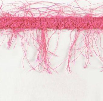 E1785  Fuchsia Eyelash Gimp Fringe Trim