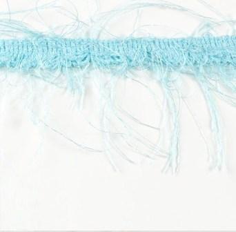 E1785 Light Blue Eyelash Gimp Fringe Trim-light,blue,embellishment,sewing,clothing,applique,motif,collar,trim,hairy,gimp,trimmings,sewing,eyelash,fringe 