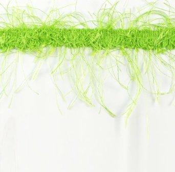 E1785  Lime Green Eyelash Gimp Fringe Trim