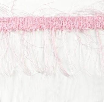E1785  Light Pink Eyelash Gimp Fringe Trim