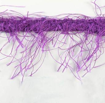E1785  Purple Eyelash Gimp Fringe Trim