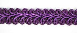 E1901  Purple Gimp Sewing Upholstery Trim 1/2"