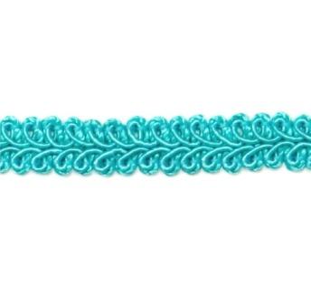 E1901  Turquoise Teal Gimp Sewing Upholstery Trim 1/2"-turquoise,teal,sewing,craft,trim,gimp