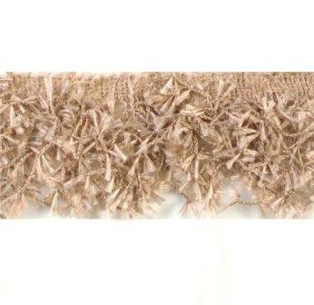 E2585 Beige Hairy Gimp Fringe Sewing Trim-beige,hairy,gimp,fringe,sew,sewing,trim,trimming