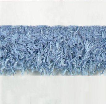 E2585 Blue Hairy Gimp Fringe Sewing Trim-blue,hairy,gimp,fringe,sew,sewing,trim,trimming