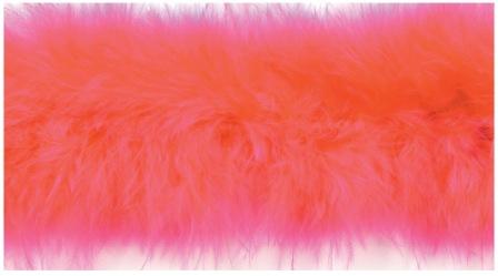 E3760  Fuchsia Marabou Feather Fur Sewing Trim 2"