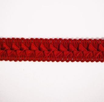 E6182 Red Wine Lattice Gimp Sewing Craft Trim 3/4"