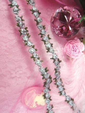 L55 Gray Embroidered Sewing Trim-grey,gray,trim,embroidered,venise,venice