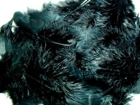 MR001 Package of Black Feathers 14 grams-feather,black
