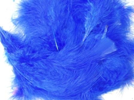 MR001 Package of Blue Feathers 14 grams-feather,blue,royal