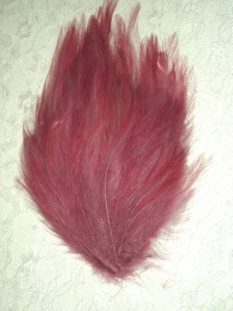 MR002  Mauve  Feather Pad Applique 7"-applique,feather,mauve