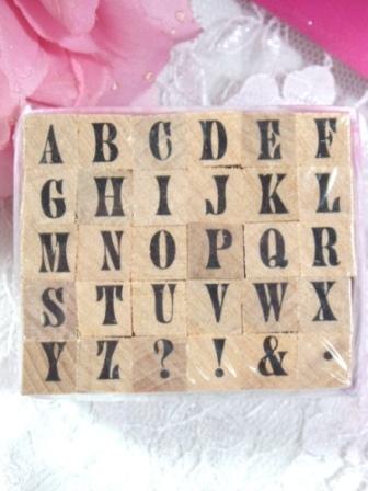 RS10  Alphabet  Rubber Stamp Set-rubber,stamp,alphabet,letter