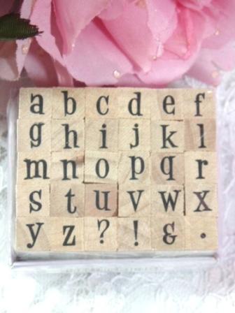 RS14  Alphabet  Rubber Stamp Set-rubber,stamp,alphabet,letter