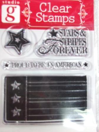 RS19  Clear Stamp Patriotic Stamps-rubber,stamp,clear,patriotic