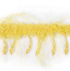 P6264 Beaded Eyelash Trim  Sewing & Crafts  Yellow Pre-Cut 36"