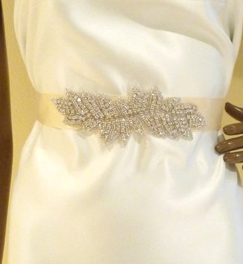rhinestone sash